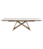 MASA EXTENSIBILA CU BLAT DIN CERAMICA NELLY GREJ 180 X90 CM