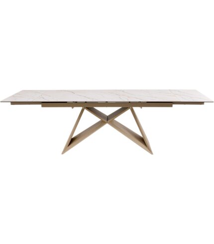 MASA EXTENSIBILA CU BLAT DIN CERAMICA NELLY GREJ 180 X90 CM