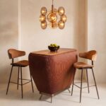 SCAUN DE BAR HUG MUSTARD