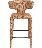 SCAUN DE BAR TOBI MAZE BROWN
