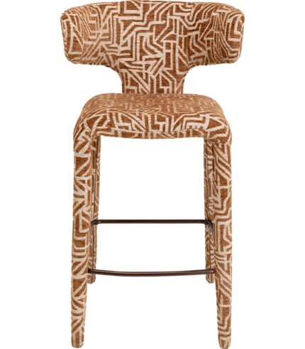 SCAUN DE BAR TOBI MAZE BROWN