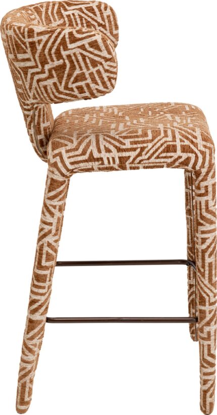 SCAUN DE BAR TOBI MAZE BROWN