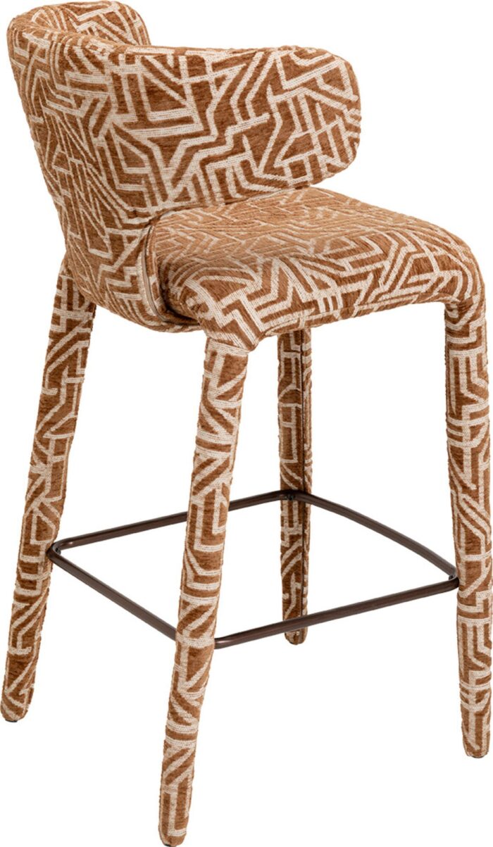 SCAUN DE BAR TOBI MAZE BROWN