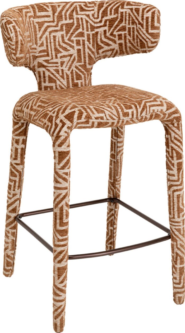 SCAUN DE BAR TOBI MAZE BROWN