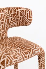 SCAUN DE BAR TOBI MAZE BROWN
