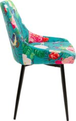 SCAUN EAST SIDE FLOWER FEVER ALBASTRU