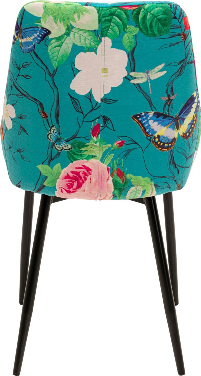 SCAUN EAST SIDE FLOWER FEVER ALBASTRU