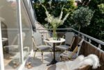 SCAUN MONTMARTRE NEGRU/ALB