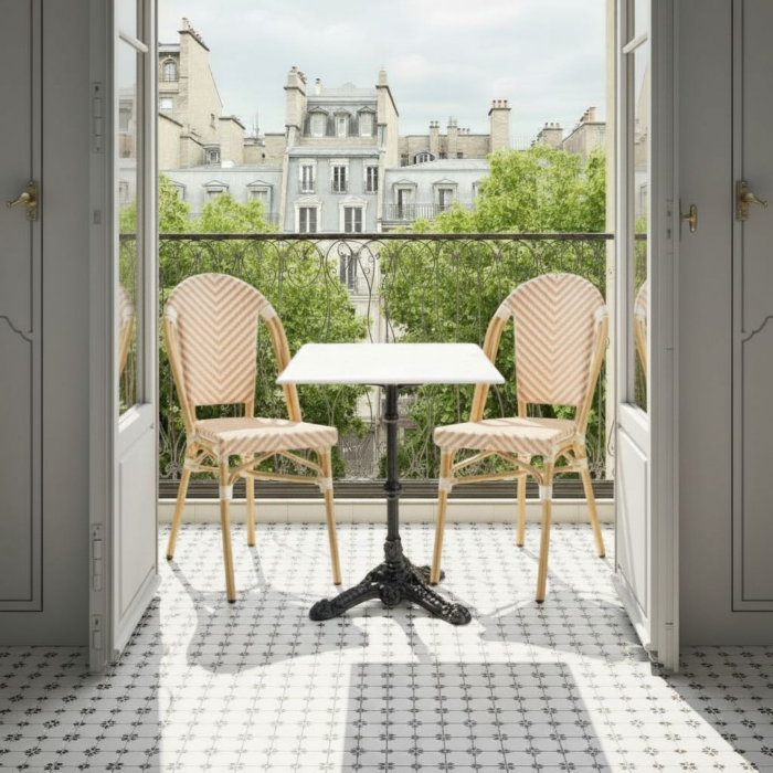 SCAUN MONTMARTRE CREM/ALB
