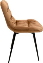 SCAUN SOUTH SIDE VELVET MARO