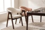 SCAUN CU BRATE JONTE BOUCLE CORAL