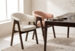 SCAUN CU BRATE JONTE BOUCLE CORAL