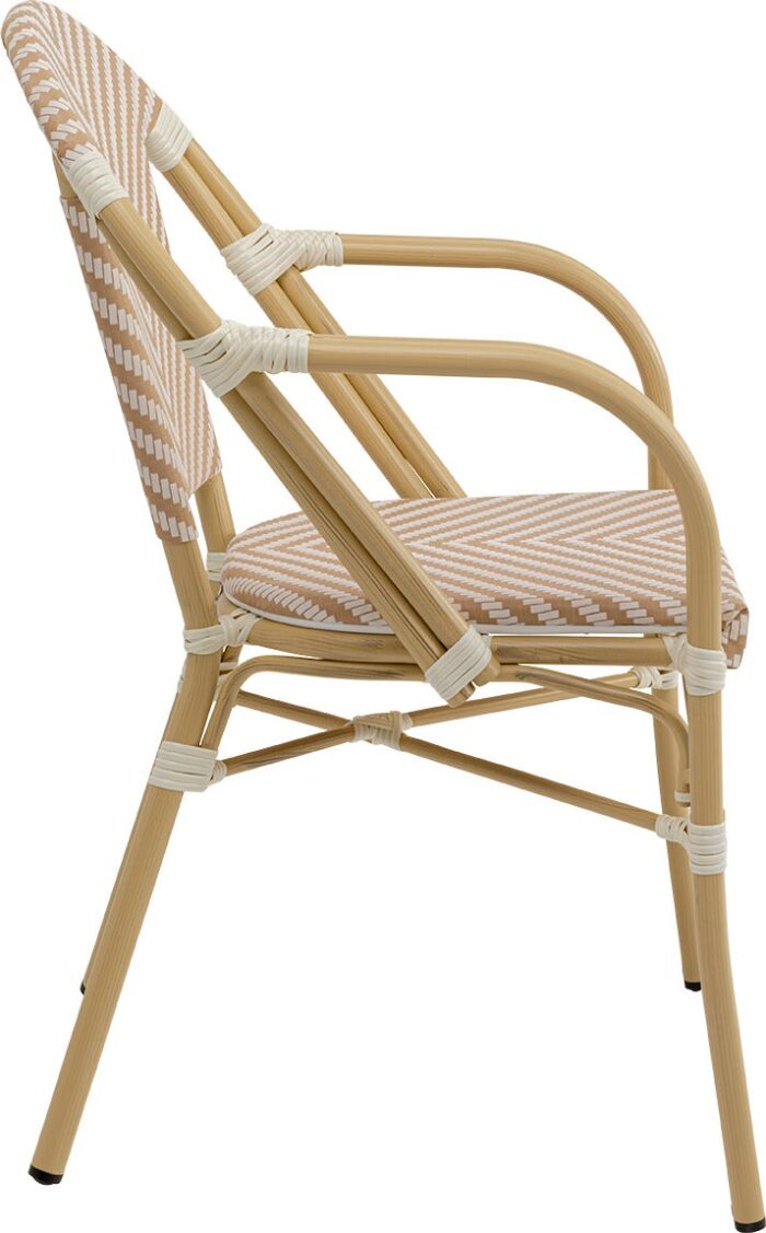 SCAUN CU COTIERĂ MONTMARTRE CREM/ALB