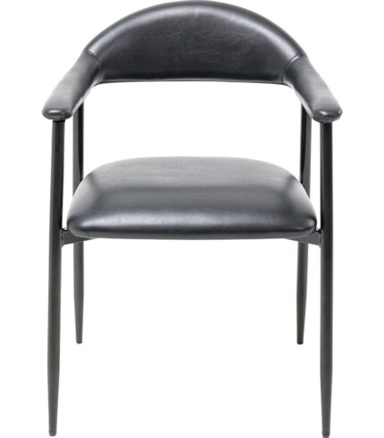 SCAUN CU BRATE REMO BLACK