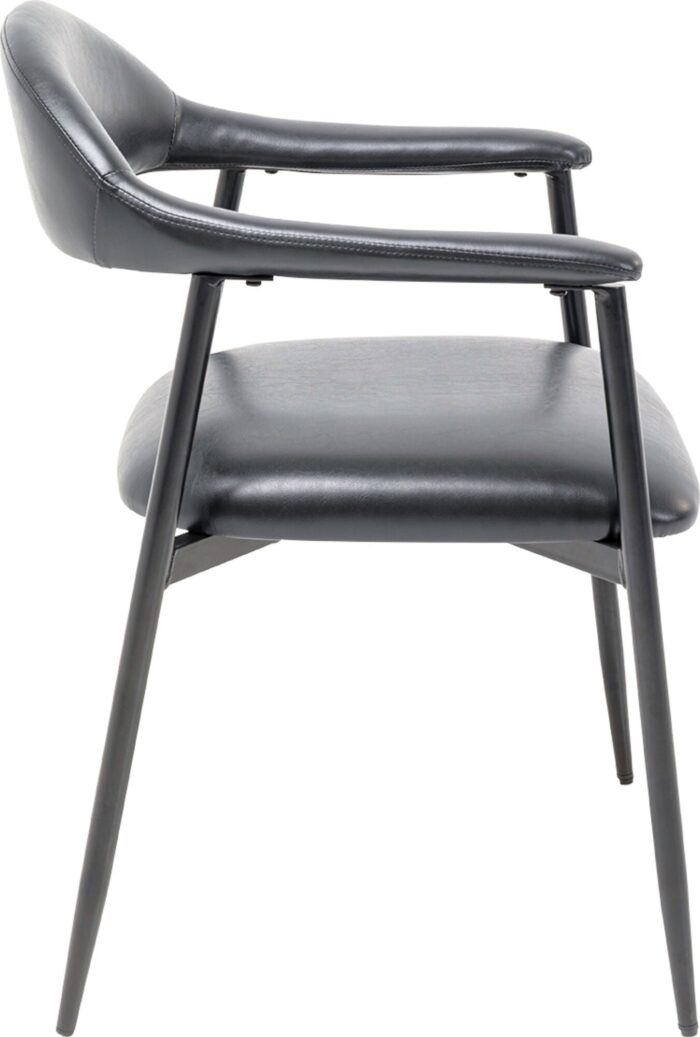 SCAUN CU BRATE REMO BLACK