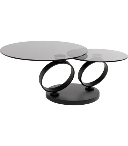 MASUTA DE CAFEA BEVERLY SMOKE NEGRU 132X80 CM
