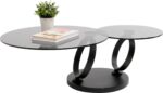 MASUTA DE CAFEA BEVERLY SMOKE NEGRU 132X80 CM