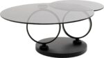 MASUTA DE CAFEA BEVERLY SMOKE NEGRU 132X80 CM