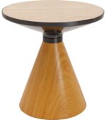 MASĂ DE CAFEA CONO STEJAR TRAVERTIN Ø50CM