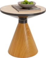 MASĂ DE CAFEA CONO STEJAR TRAVERTIN Ø50CM