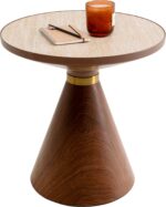 MASUTA DE CAFEA CONO TRAVERTIN Ø50 CM