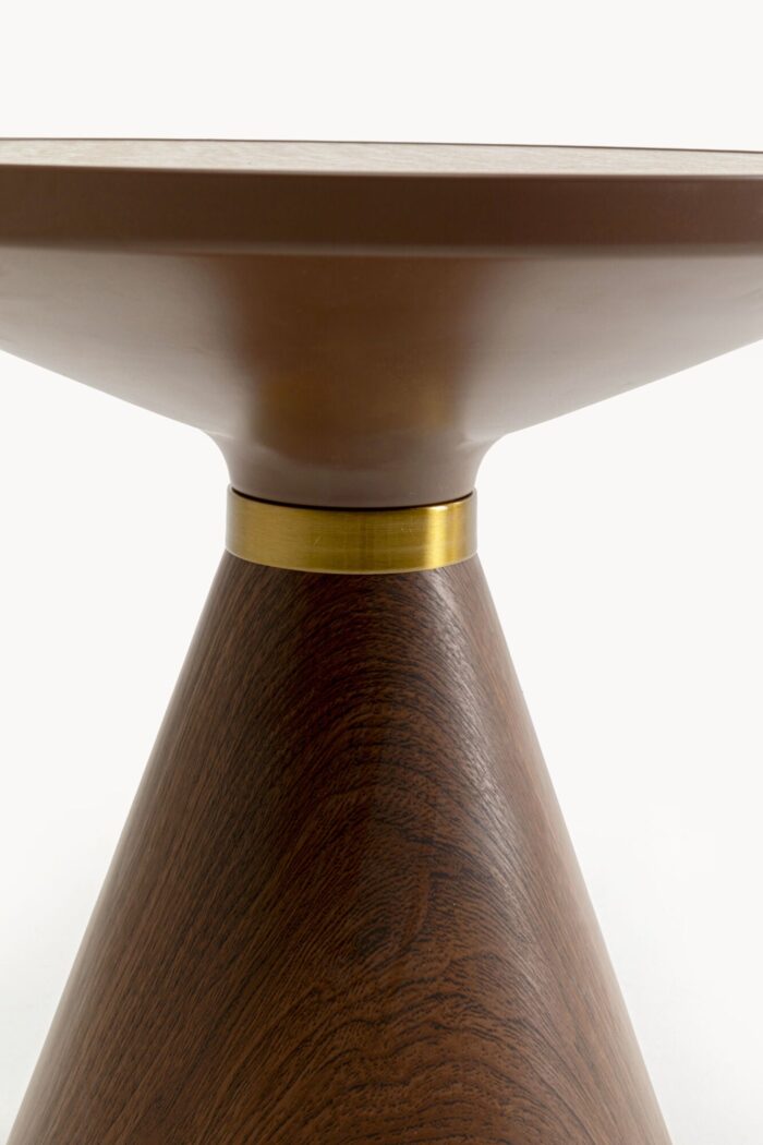 MASUTA DE CAFEA CONO TRAVERTIN Ø50 CM