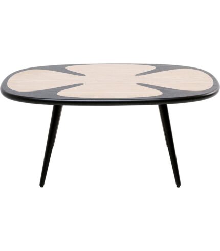 MASUTA DE CAFEA PETAL NATURE NEGRU 90X60 CM