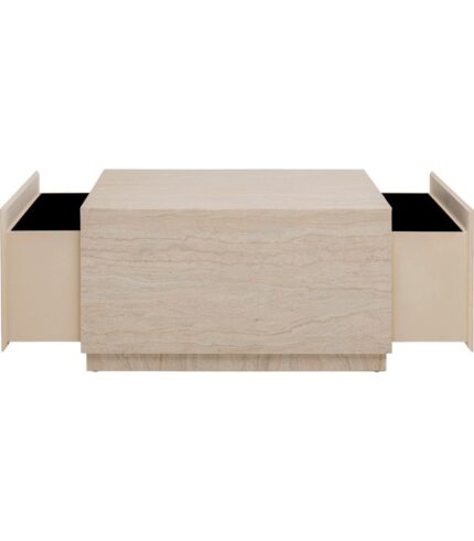 MASA CAFEA TRAVERTINO TRUNK 80X60CM