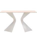 CONSOLA GLORIA TRAVERTIN GREJ 140X81 CM