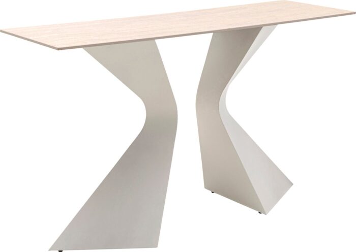 CONSOLA GLORIA TRAVERTIN GREJ 140X81 CM
