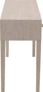 CONSOLA TRAVERTINO DRAWERS 100X77CM