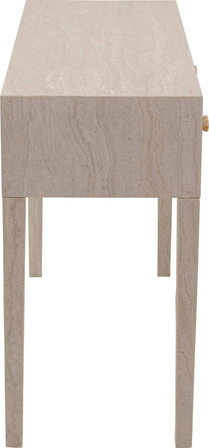 CONSOLA TRAVERTINO DRAWERS 100X77CM