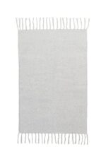 Covor Yoshiko Gri Deschis 60x90 cu Franjuri