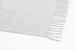 Covor Yoshiko Gri Deschis 60x90 cu Franjuri