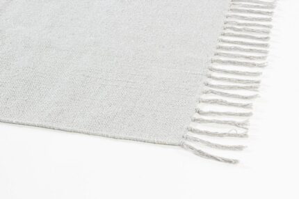 Covor Yoshiko Gri Deschis 60x90 cu Franjuri