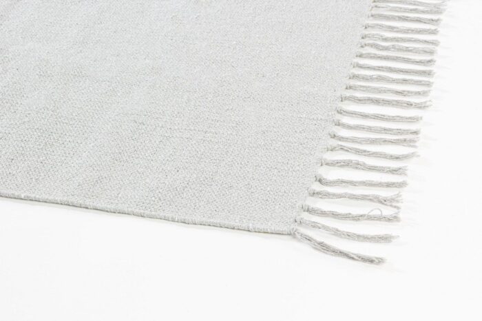 Covor Yoshiko Gri Deschis 60x90 cu Franjuri