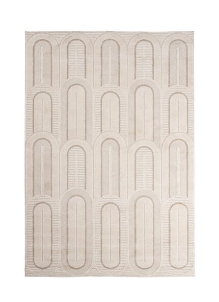 Covor Zina Crem Gri 160x230