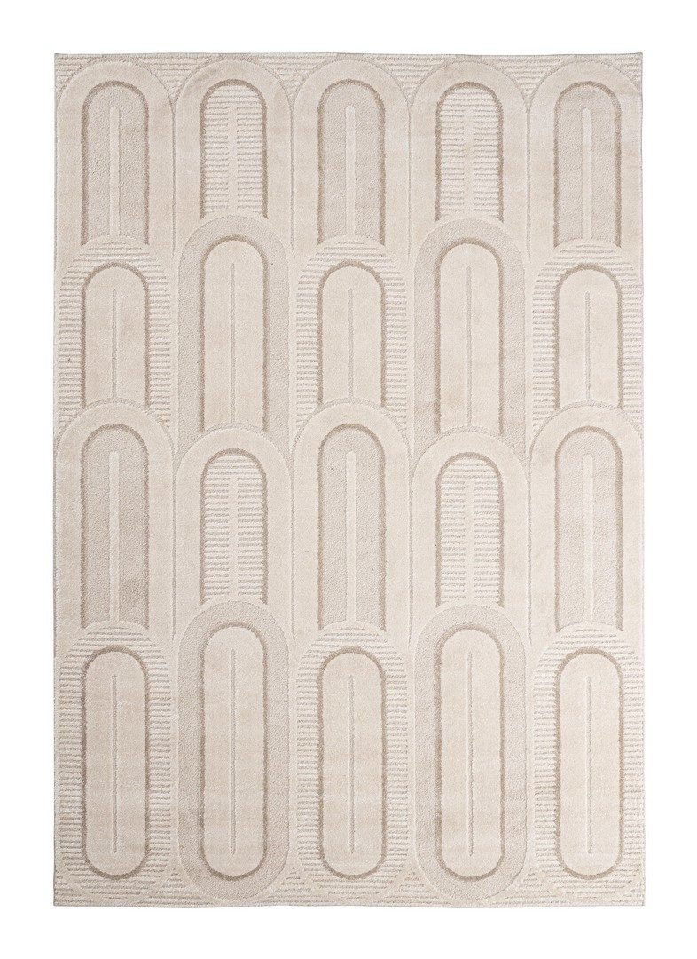 Covor Zina Crem Gri 200x290 Covor Zina Crem Gri 200x290
