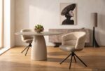 SCAUN ROTATIV CU BRATE TASTY