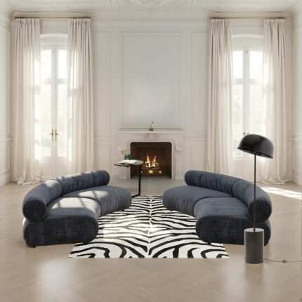 LAMPADAR LOUNGY NEGRU 160 CM