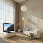 LAMPADAR LOUNGY ECRU 160 CM