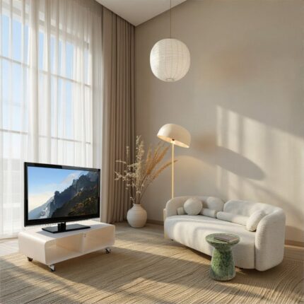 LAMPADAR LOUNGY ECRU 160 CM