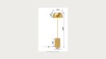 LAMPADAR LOUNGY ECRU 160 CM