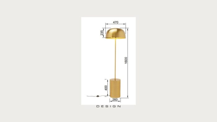 LAMPADAR LOUNGY AURIE 160 CM