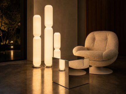 LAMPADAR MODELLI ALBĂ 158CM