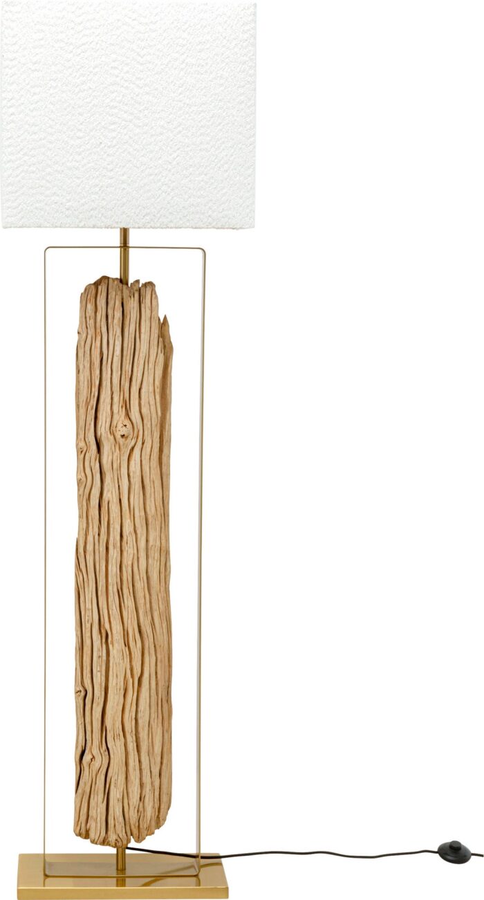 LAMPĂ DE PODEA NATURE STEM AURIU 165CM