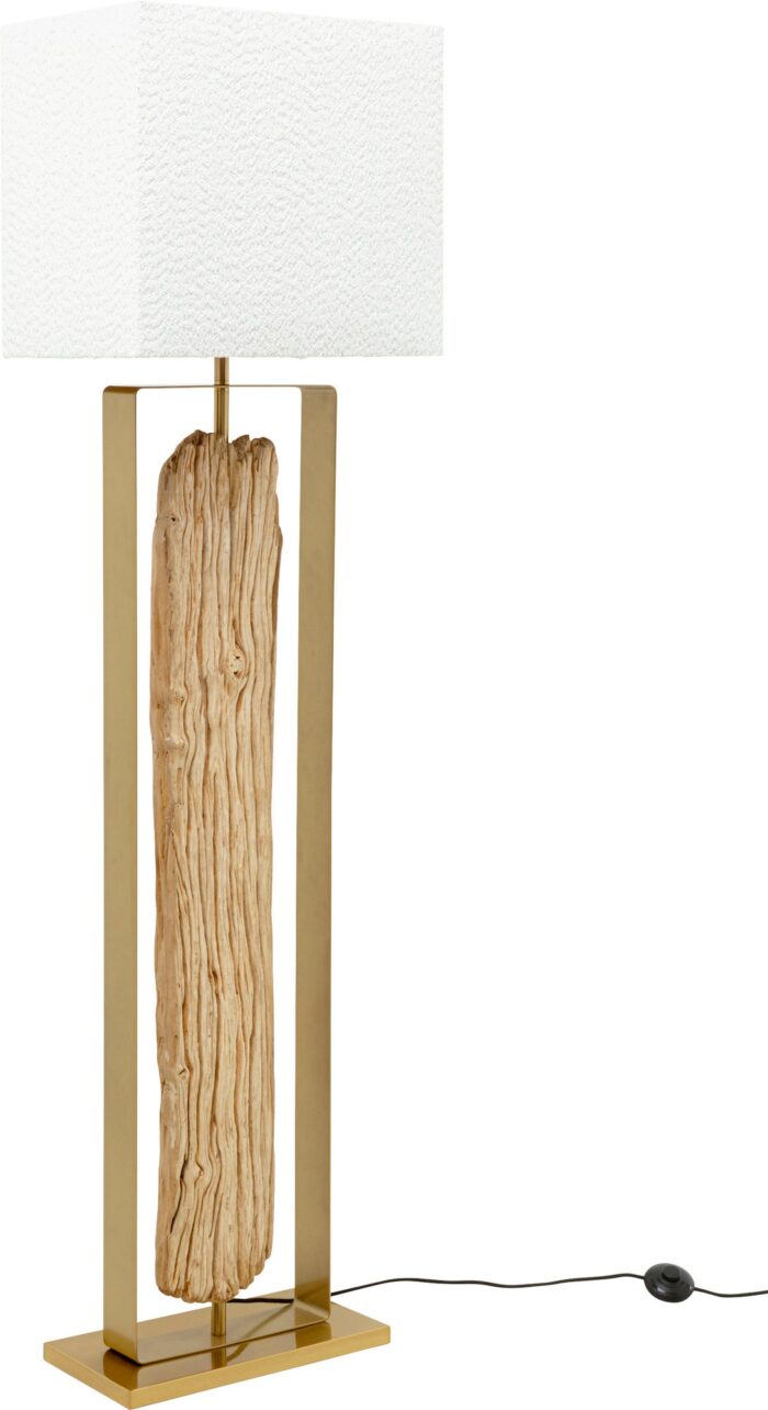 LAMPĂ DE PODEA NATURE STEM AURIU 165CM