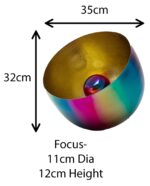 LAMPADAR RAINBOW GOLD Ø35CM