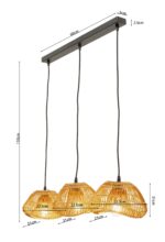 LUSTRĂ TIP PENDUL ALOHA DROP TRE 80 CM