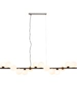 LUSTRĂ TIP PENDUL SCALA BALLS MILKY NEGRU 150 CM